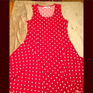 All aboard the polka dot express